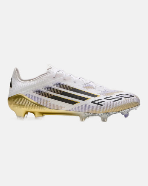 Elite FG White Gold F50 Fußballschuhe
