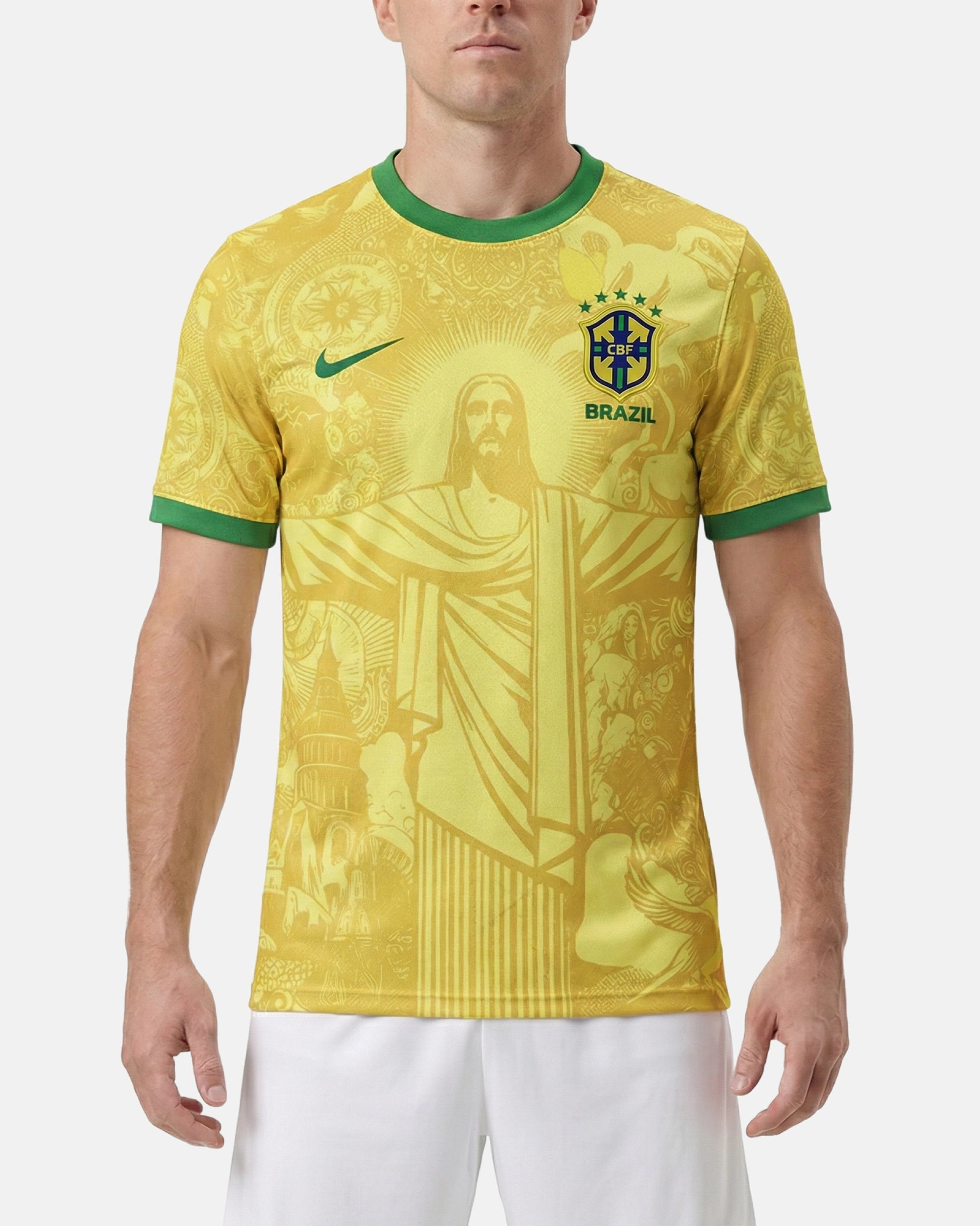 Brasilien Jesus Gelbes Trikot 