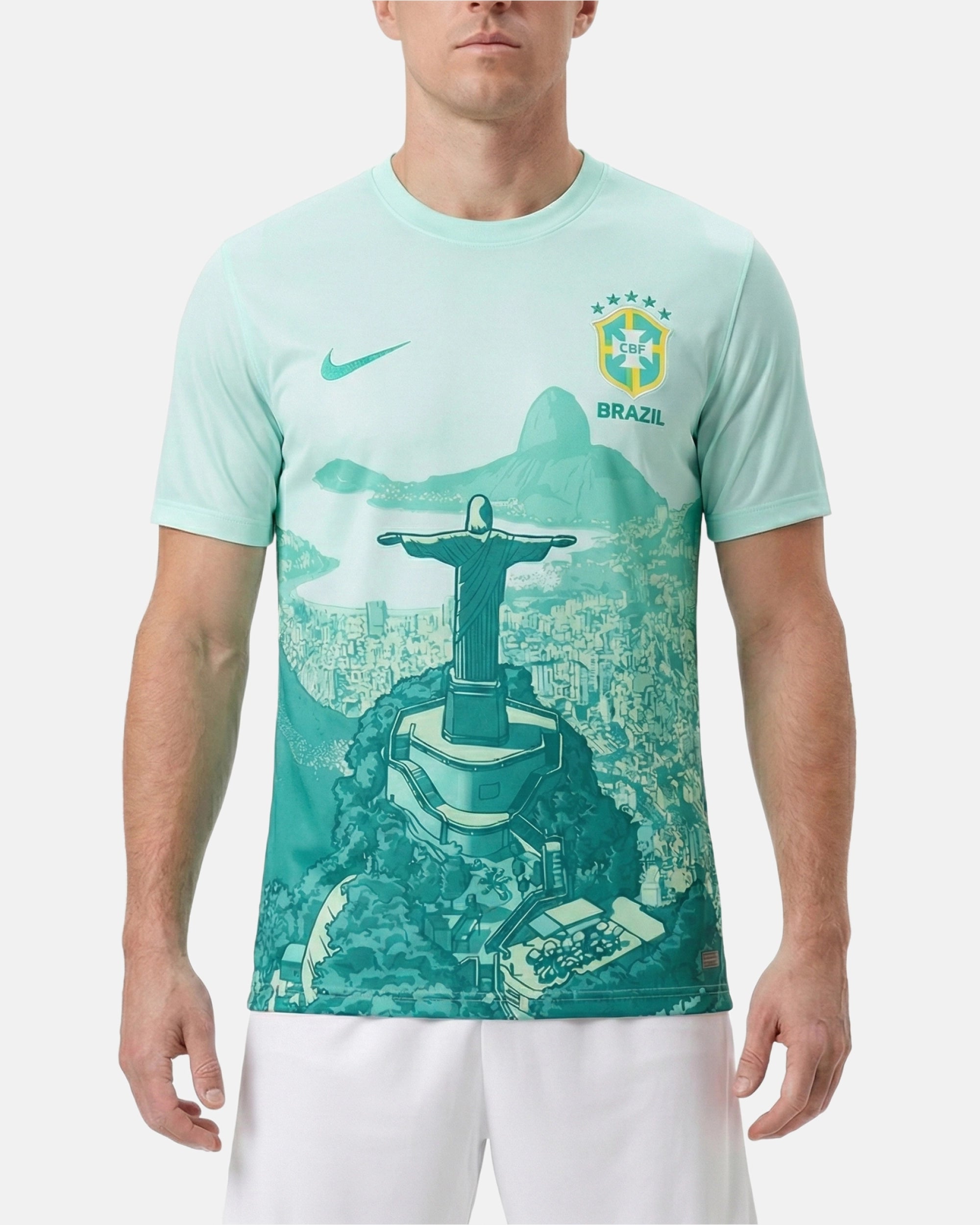 Brasilien Jesus Green Jersey